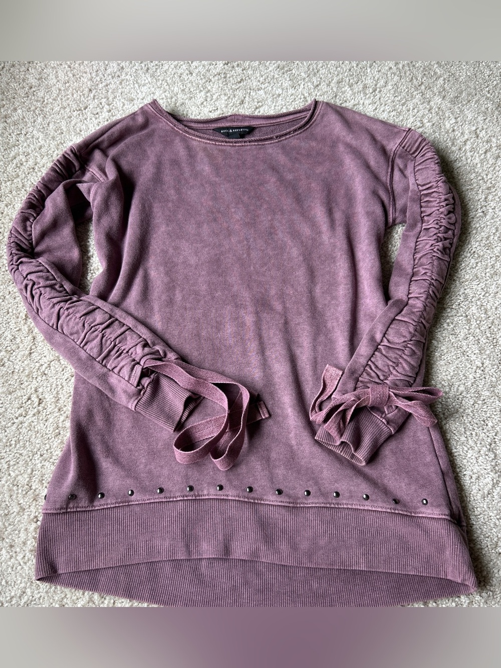 Rock & Republic Acid Wash Tee Womens Size XS
